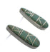Genuine Sterling Silver Turquoise Southwest Post Earrings FX31096