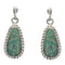 Turquoise Jewelry Genuine Sterling Silver Earrings FX31133