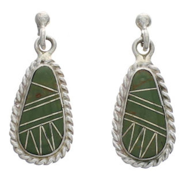 Turquoise Jewelry Southwest Sterling Silver Earrings FX31134