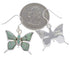Silver Jewelry Butterfly Turquoise Earrings FX31907