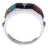 Sterling Silver Jewelry Multicolor Inlay Ring Size 7-1/2 AX36965