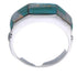 Jewelry Southwestern Turquoise And Opal Inlay Ring Size 8-1/4 AX37052