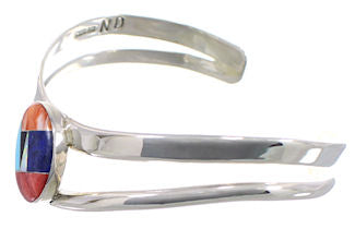 Silver Multicolor Jewelry Southwestern Cuff Bracelet MX27751