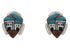 Multicolor Native American Village Design Southwest Earrings PX31454