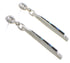 Jet Blue Opal Inlay Jewelry Southwest Post Dangle Earrings PX43483