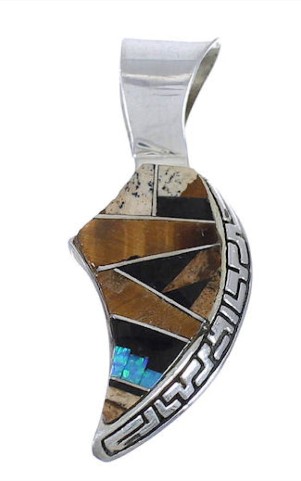 Authentic Sterling Silver Multicolor Slide Pendant WX43061