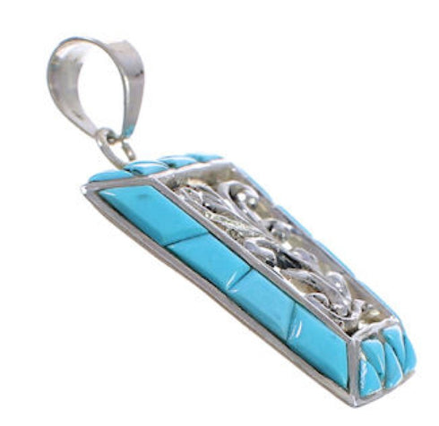 Turquoise Sterling Silver Jewelry Pendant PX42575