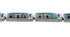 Native American Village Design Multicolor Silver Link Bracelet FX27829
