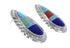 Multicolor Jewelry Silver Post Earrings PX43054