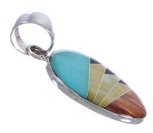 Multicolor And Silver Jewelry Slide Pendant PX29209