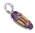 Southwestern Multicolor Inlay Slide Pendant PX29219