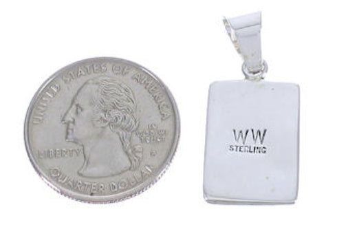 Sterling Silver And Multicolor Jewelry Slide Pendant PX29263