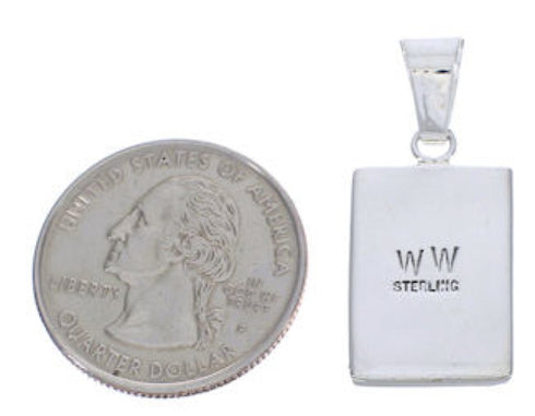 Sterling Silver Multicolor Jewelry Slide Pendant PX29271