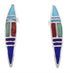 Southwest Multicolor Inlay Earrings EX43432