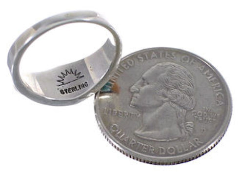 Multicolor Inlay Silver Ring Size 5-1/2 TX38193