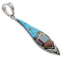 Multicolor Native American Pueblo Design Southwest Pendant EX31231