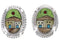 Southwest Multicolor Native American Design Silver Earrings EX31276