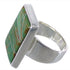 Substantial Turquoise And Sterling Silver Ring Size 7-1/2 WX37440
