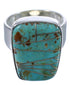 High Quality Turquoise Southwestern Ring Size 6-3/4 EX40439