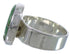 Sturdy Authentic Sterling Silver Turquoise Ring Size 5 WX38291