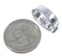 Silver Turquoise Southwest Inlay Ring Size 5-3/4 WX34331