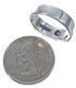 Silver Southwest Turquoise Inlay Ring Size 4-3/4 WX34387