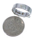 Turquoise Inlay Silver Southwest Ring Size 6-1/4 WX34405