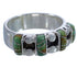 Authentic Sterling Silver Southwest Turquoise Ring Size 4-3/4 WX34430