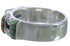 Authentic Sterling Silver Southwest Turquoise Ring Size 4-3/4 WX34430