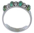 Southwest Turquoise Genuine Sterling Silver Ring Size 6-1/4 WX34469