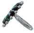 Silver Needlepoint Turquoise Ring Size 6-1/4 WX34509