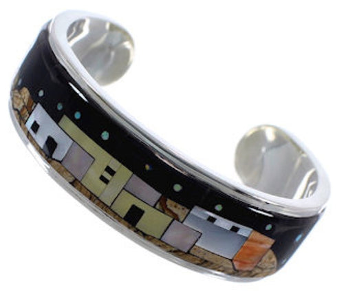 Multicolor Native American Design Cuff Bracelet Jewelry RS46110