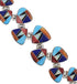 Whiterock Turquoise Multicolor Inlay Jewelry Link Bracelet AS29606