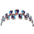 Whiterock Turquoise Multicolor Inlay Jewelry Link Bracelet AS29606