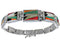 Silver Turquoise Multicolor Whiterock Link Bracelet Jewelry NS39314