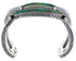 Southwest Silver Turquoise Inlay Substantial Cuff Bracelet MX27424