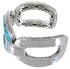 Southwest Turquoise Silver Jewelry Sturdy Cuff Bracelet MX27434