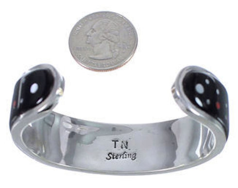 Turquoise Multicolor Native American Design Cuff Bracelet NS40597