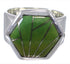 Turquoise Inlay Southwestern Sturdy Ring Size 7-1/4 EX40473