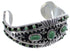Southwest Turquoise Silver Heavy Cuff Bracelet Jewelry EX28242