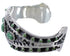 Southwest Turquoise Silver Heavy Cuff Bracelet Jewelry EX28242