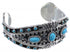 Turquoise Sterling Silver High Quality Cuff Bracelet EX28243