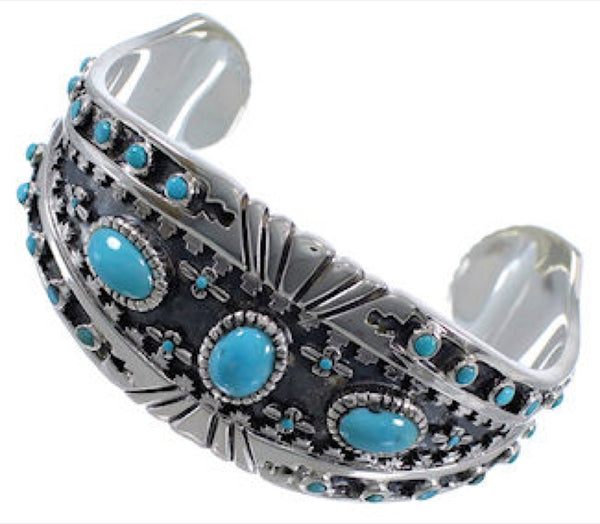 Turquoise Southwest High Quality Silver Cuff Bracelet Jewelry EX28252