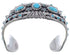 Southwestern Turquoise High Quality Silver Cuff Bracelet EX28253