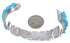 Silver Southwest Turquoise Well-Built Cuff Bracelet Jewelry EX28235
