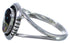 Silver Multicolor Pueblo Design Ring Size 7-1/4 TX41507