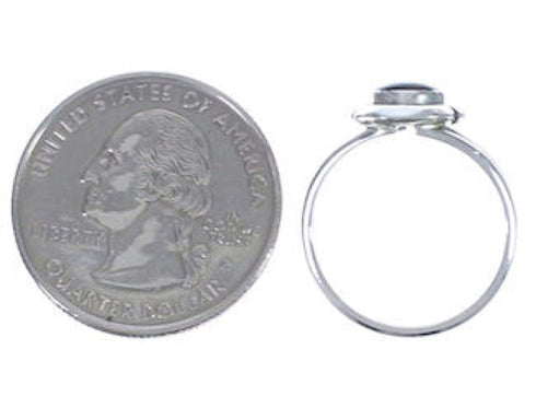 Multicolor Native American Pueblo Design Ring Size 5-3/4 TX41498