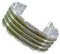 Turquoise Sterling Silver Substantial Southwest Cuff Bracelet EX28733