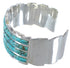 Turquoise Southwest Silver Well-Built Cuff Bracelet Jewelry EX28734