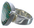 Southwestern Well-Built Turquoise Silver Ring Size 5 PX40375